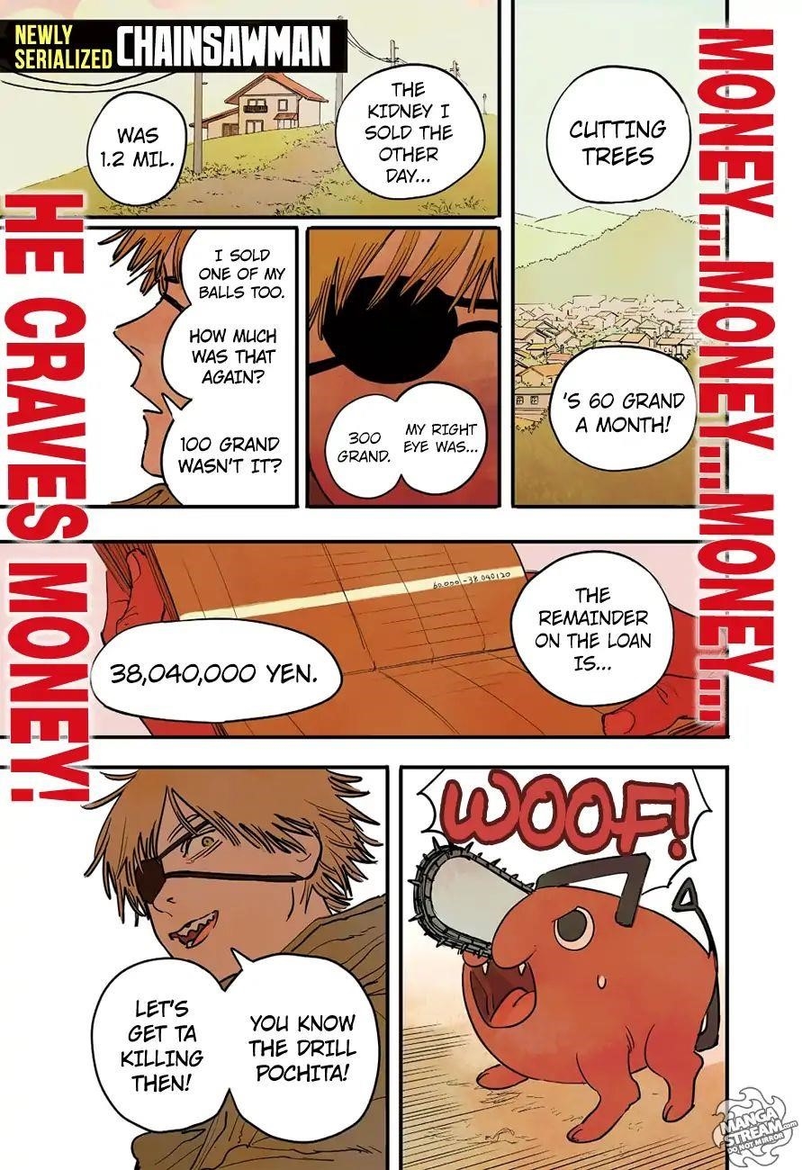 Chainsaw Man Chapter 1 A Dog And A Chainsaw Image(2)