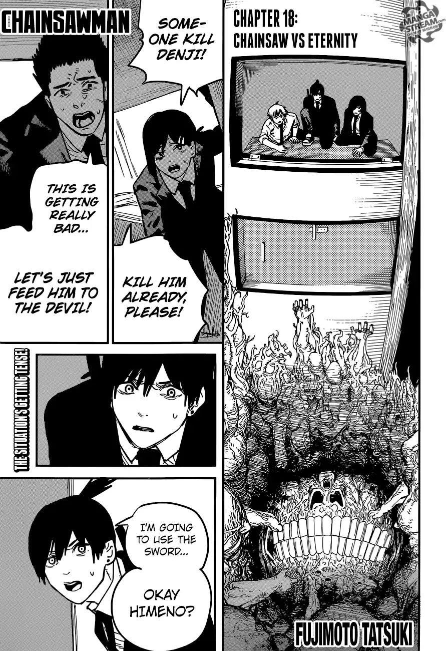 Chainsaw Man Chapter 18 Chainsaw vs Eternity Image(1)
