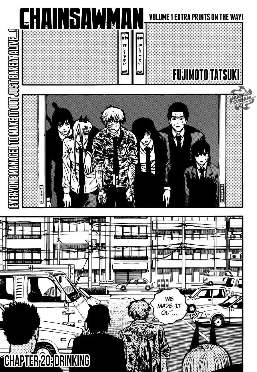 Chainsaw Man Chapter 20 Drinking Image(1)
