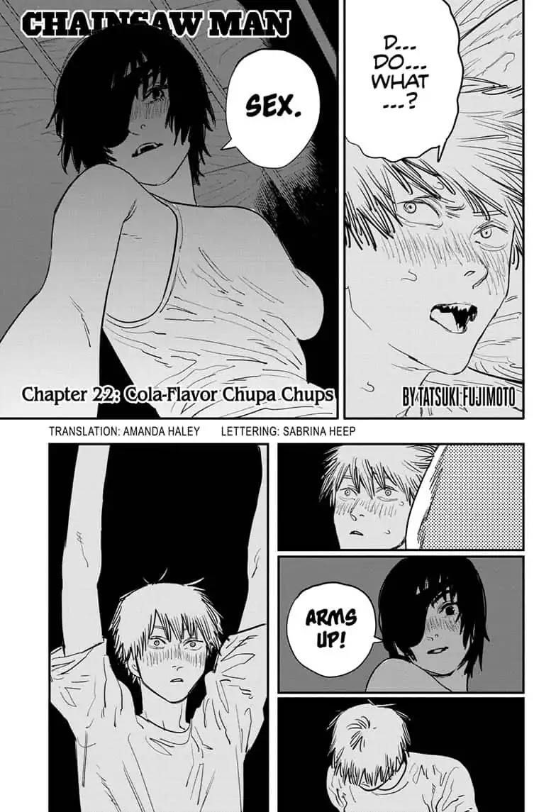 Chainsaw Man Chapter 22 Cola-Flavor Chupa Chups Image(1)
