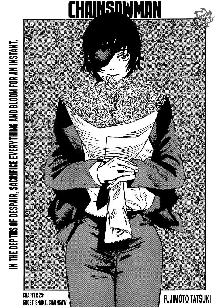Chainsaw Man Chapter 25 Ghost, Snake, Chainsaw Image(1)