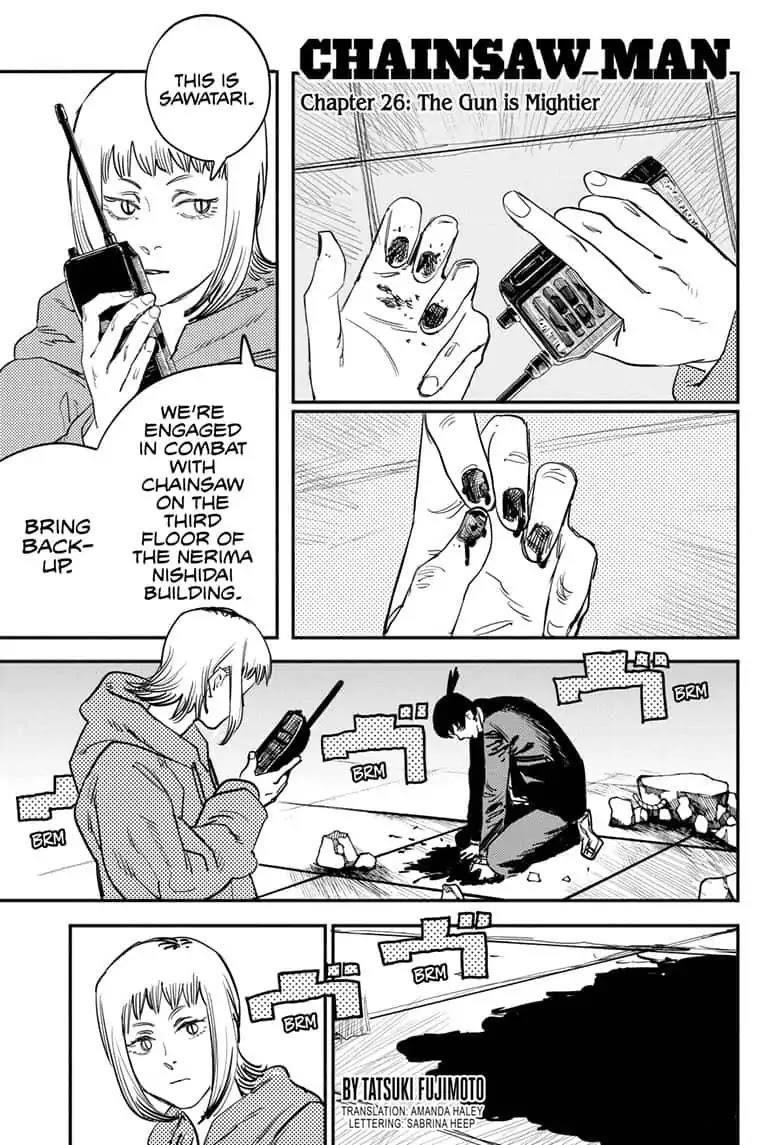 Chainsaw Man Chapter 26 The Gun is Mightier Image(1)