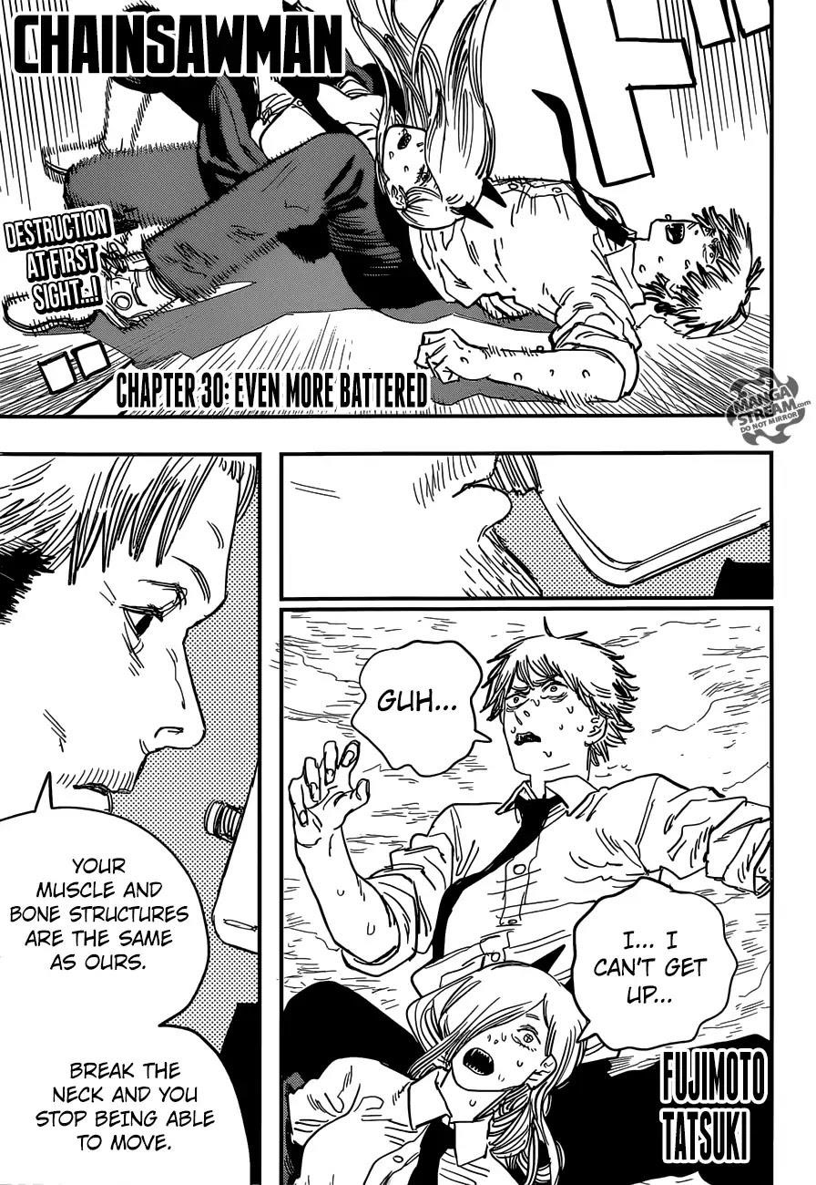 Chainsaw Man Chapter 30 Even More Battered Image(1)
