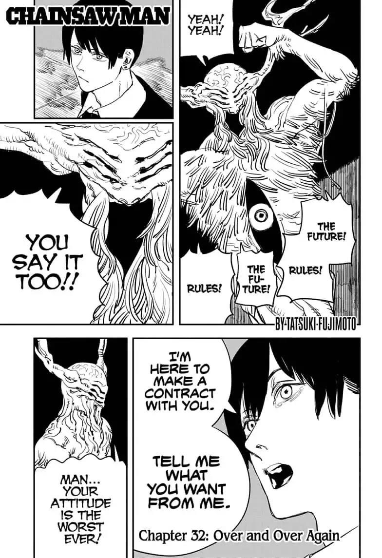 Chainsaw Man Chapter 32 Over and Over Again Image(1)