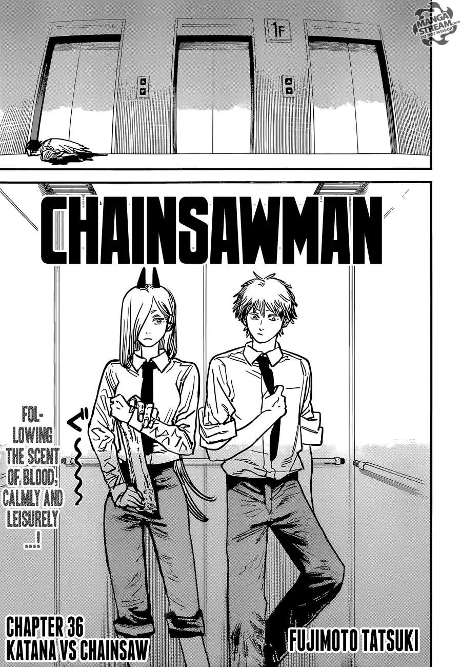 Chainsaw Man Chapter 36 Katana vs Chainsaw Image(1)