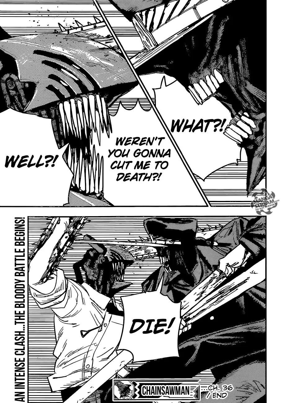 Chainsaw Man Chapter 36 Katana vs Chainsaw Image(18)