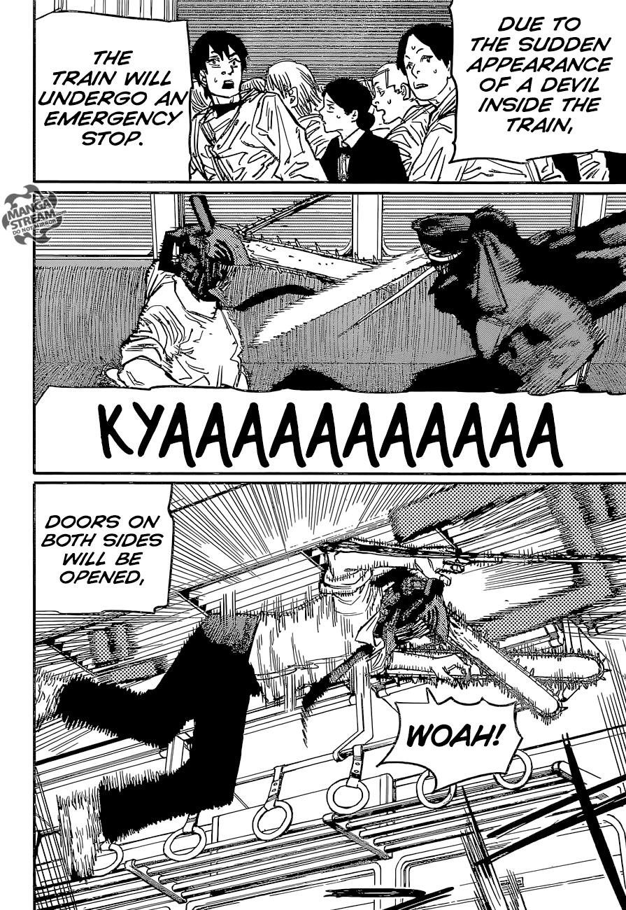 Chainsaw Man Chapter 37 Train, Head, Chainsaw Image(5)