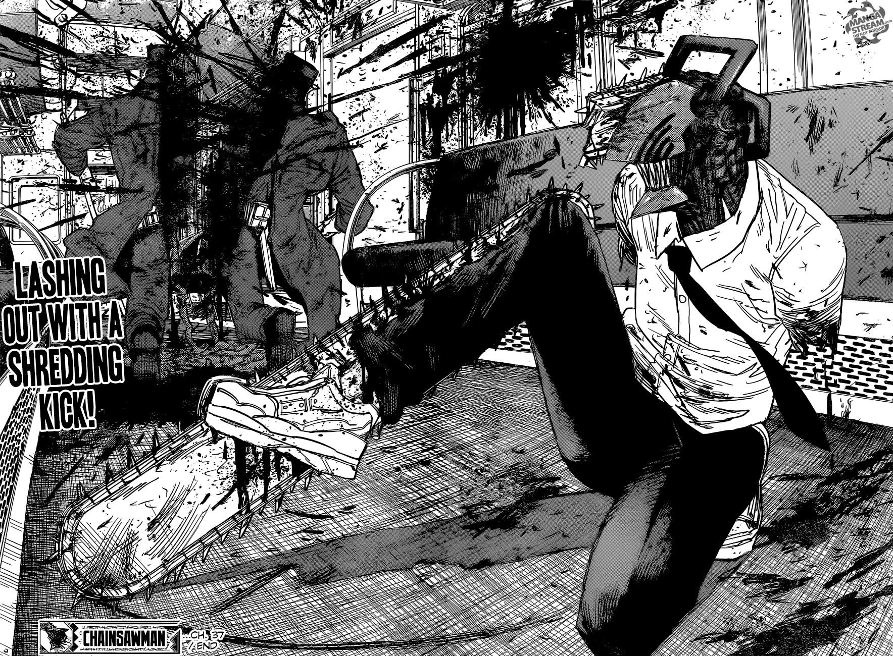 Chainsaw Man Chapter 37 Train, Head, Chainsaw Image(17)
