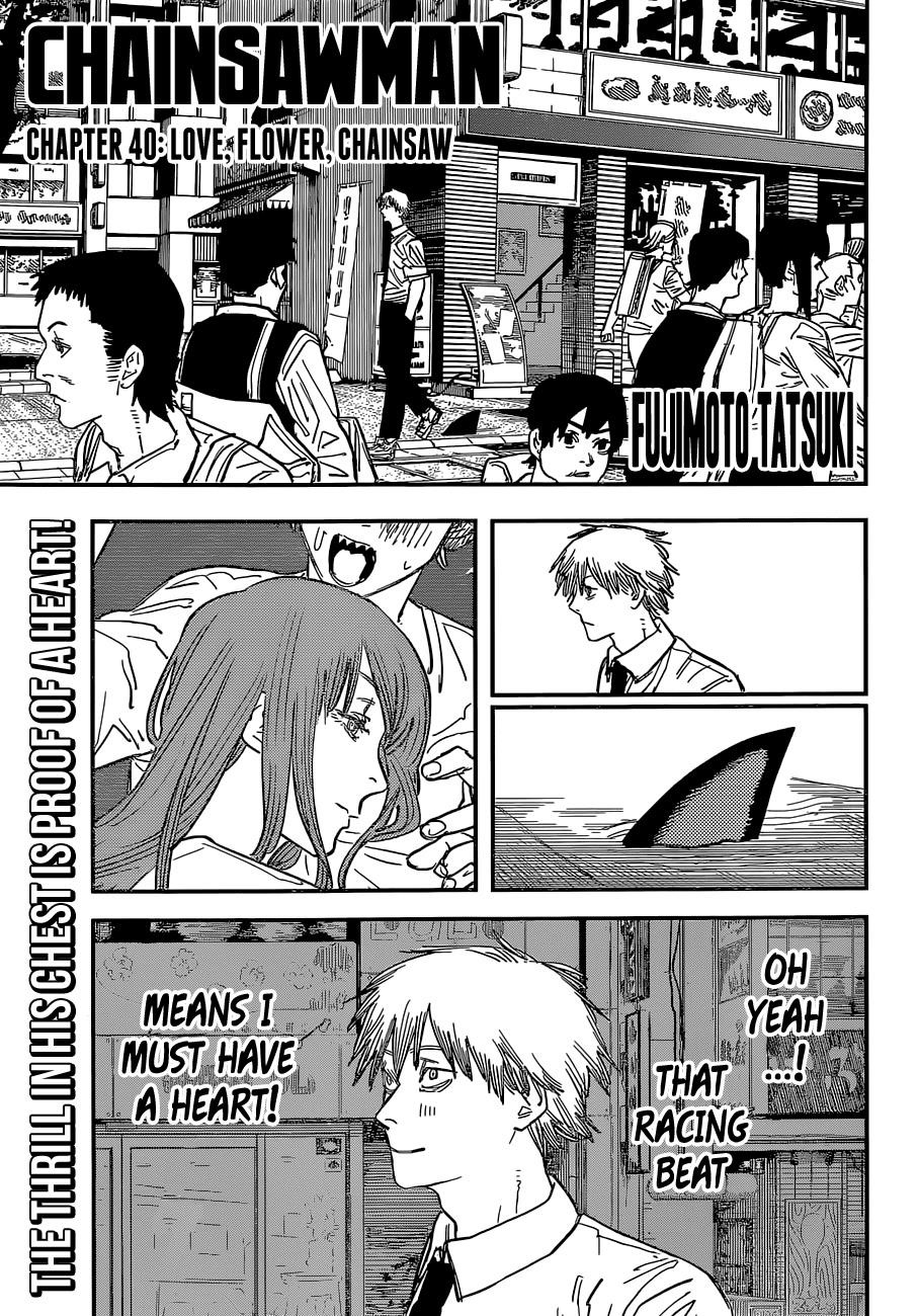Chainsaw Man Chapter 40 Love, Flower, Chainsaw Image(1)