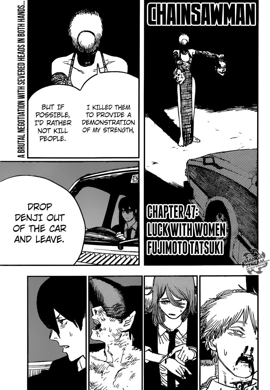 Chainsaw Man Chapter 47 Luck With Women Image(1)