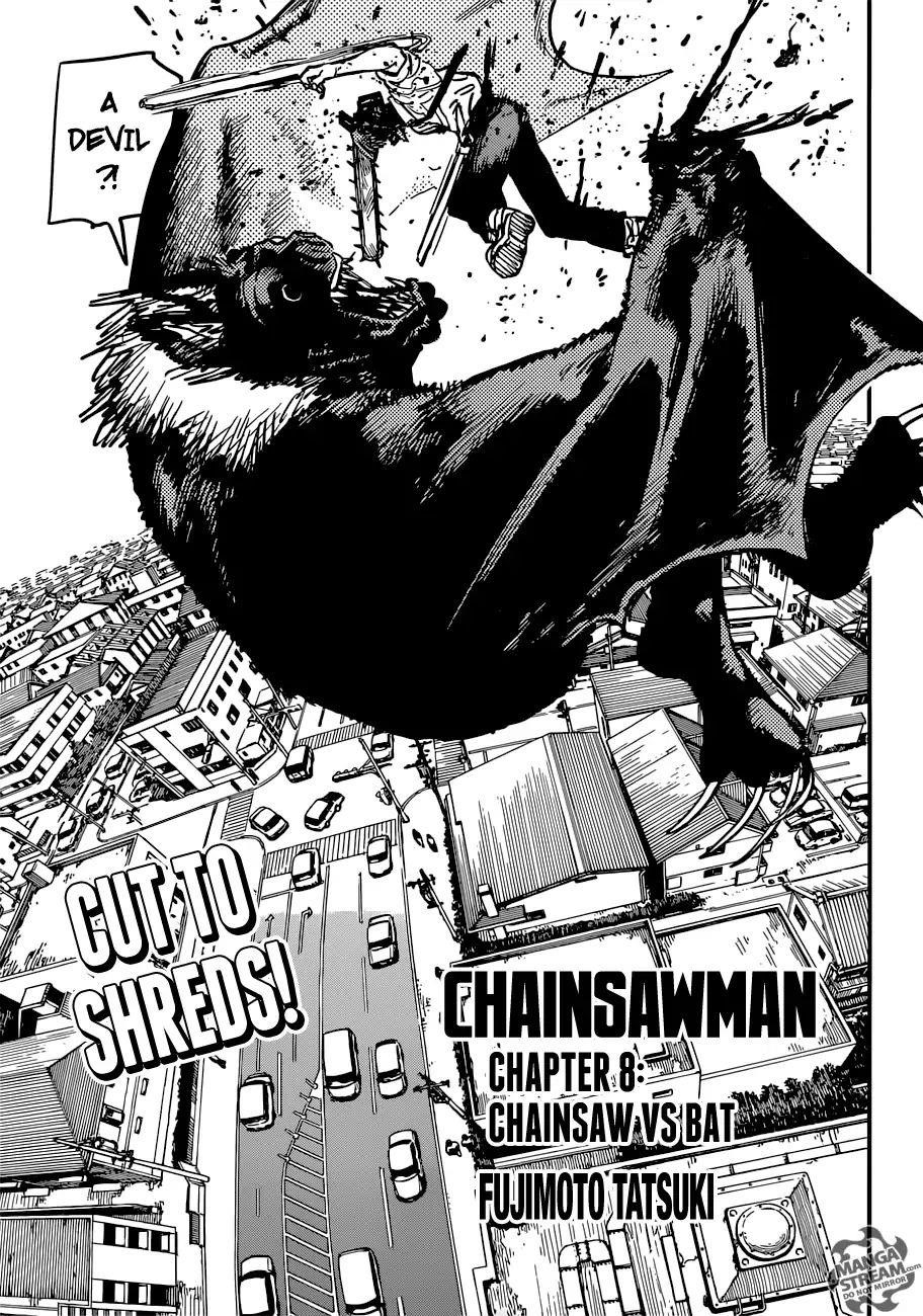 Chainsaw Man Chapter 8 Chainsaw Vs Bat Image(1)