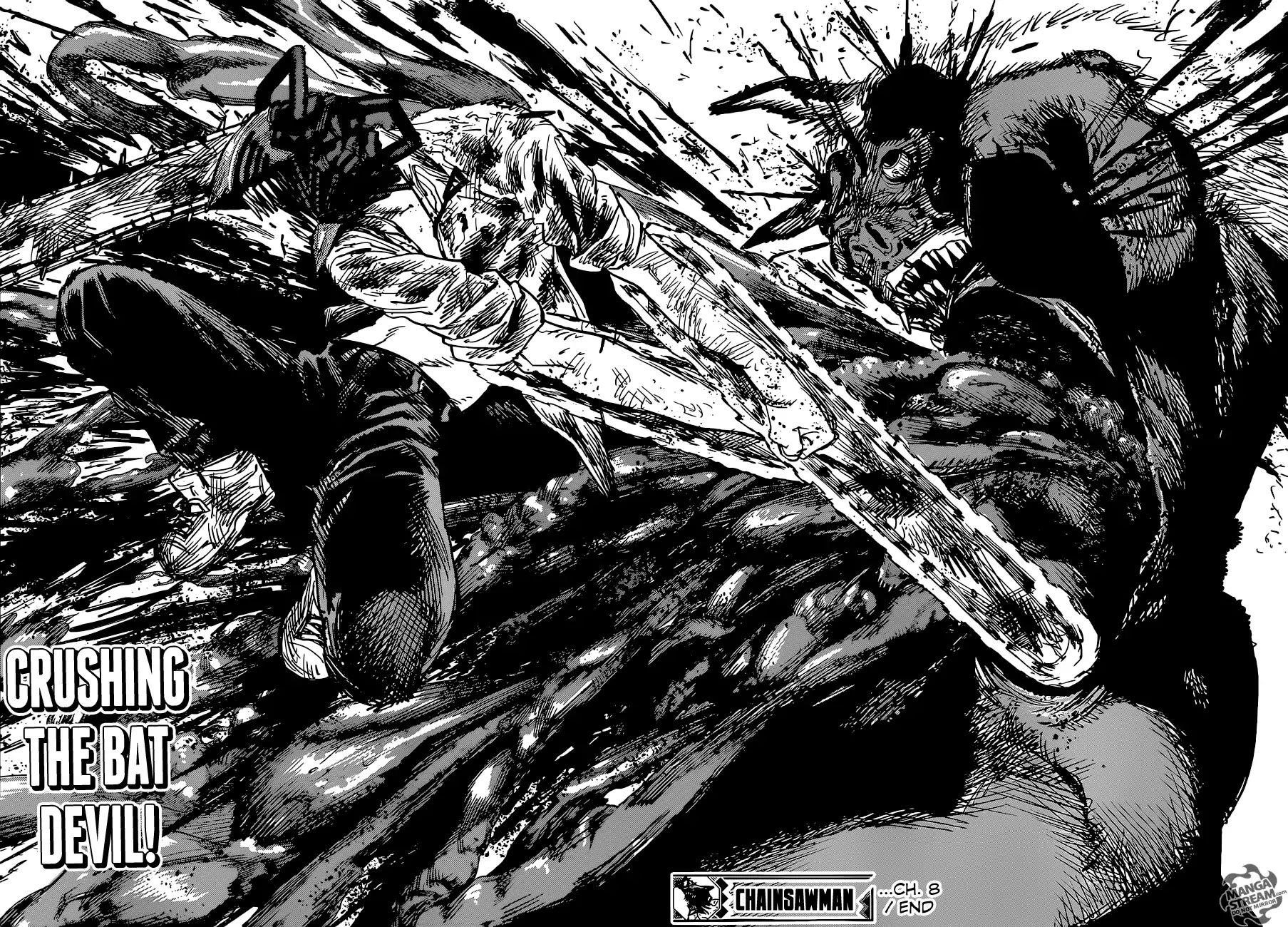 Chainsaw Man Chapter 8 Chainsaw Vs Bat Image(18)